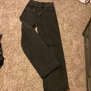Baggy high rise jeans
